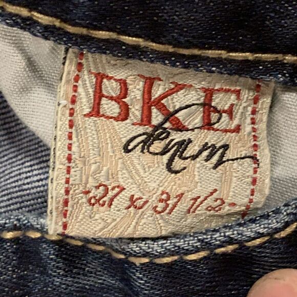 BKE Denim Kate Stretch Bootcut Low Rise Jeans Women Size 27x31.5 Actual 28x29 - Picture 5 of 11